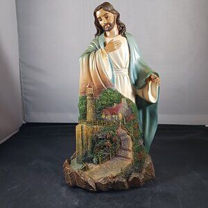 Thomas Kinkade Christmas Gift Ashton-Drake Galleries the Light Of Peace Jesus